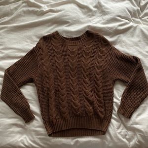 American Eagle Medium Cable Knit Sweater